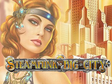 Steampunk Big City slot game visual